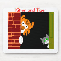 , Kitten and Tiger mousepads