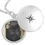 Kitten Basket Locket Necklace