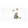Kitten & Butterflies Personalized Photo Card
