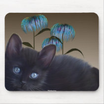 Kitten Flowers Mousepad