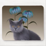 Kitten Flowers Mousepad mousepads