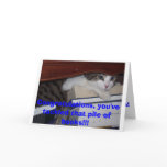 Kitten Graduation Greeting Card
