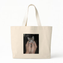 Kitten in Hands bags