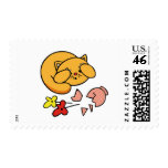 Kitten in Trouble Tshirts and Gifts Postage Stamps
