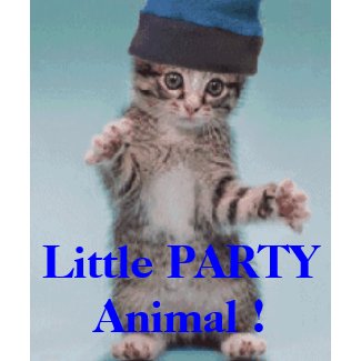 kitten, Little PARTY Animal ! shirt