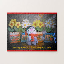 Kitten lost its mittens but it's spring jigsaw puzzles