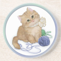 Kitten Play coasters