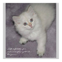 Kitten Poster posters by ArtistNikki Kitten Poster posters