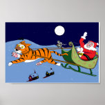 Kitten & Tiger save Christmas posters