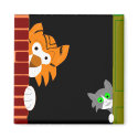 Kitten & Tiger Tales magnets by PS_DESIGNS Kitten & Tiger Tales magnets
