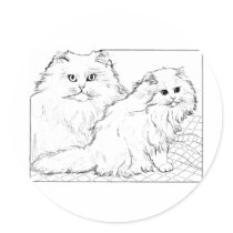 Kitten Tshirts and Gifts 405 Round Stickers