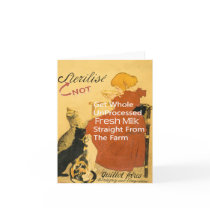Kitten Vintage Milk Poster cards by gotraw Kitten Vintage Milk Poster cards
