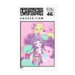 Kittens and ice cream postage stamps