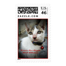 Kittens Are Angels With Whiskers postage