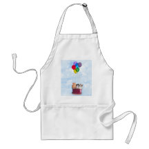 Kittens Hot Air Balloon Apron