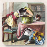 Kittens Looking for Mittens Beverage Coaster