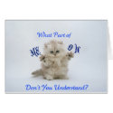 Kittens Meow Attitude cards