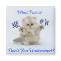 Kittens Meow Attitude magnets