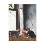 Kittens Playing Canvas Print