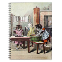 Kittens Washing Their Mittens Note Book