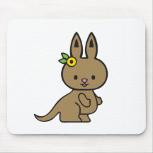 Kittie Kangaroo Mouse Pad