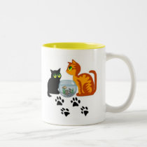 Kitties At Play mugs
