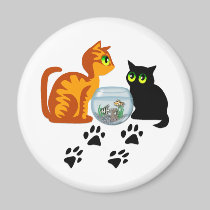 Kitties At Play magnets