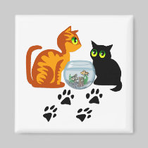 Kitties At Play magnets