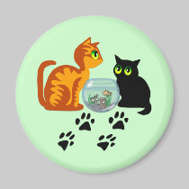 Kitties At Play magnets