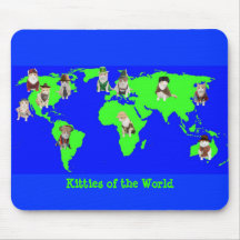 Kitties of the World Mousepads