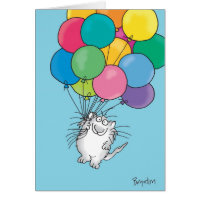 KITTY ALOFT Birthday Greeting Card