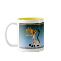 Kitty and Bird Mug