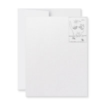 Kitty and Butterfly Line Drawing invitations