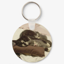 Kitty and Her Number One Kitty keychains by Jakestuff Kitty and Her Number One Kitty keychains