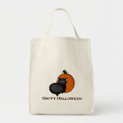 Kitty and Pumpkin Halloween Bag