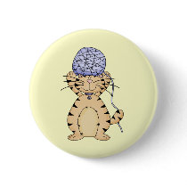Kitty and Yarn Ball Buttons