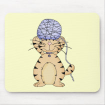 Kitty and Yarn Ball Mousepad