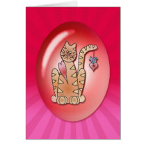 KITTY BLUEBIRD BUBBLE by SHARON SHARPE cards