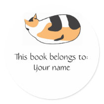 Kitty Book label stickers by jtgauntt Kitty Book label stickers