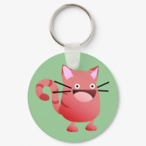 Kitty Bounce Red Keychain by Narugi Kitty Bounce Red Keychain