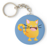 Kitty Bounce Yellow Keychain