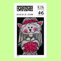 Kitty Bride To Be Black Stamp