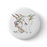 kitty pinback button