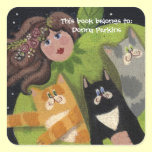 Kitty Cat Angel Sticker stickers