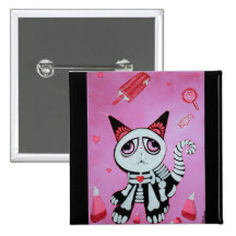 Kitty Cat Candy Buttons
