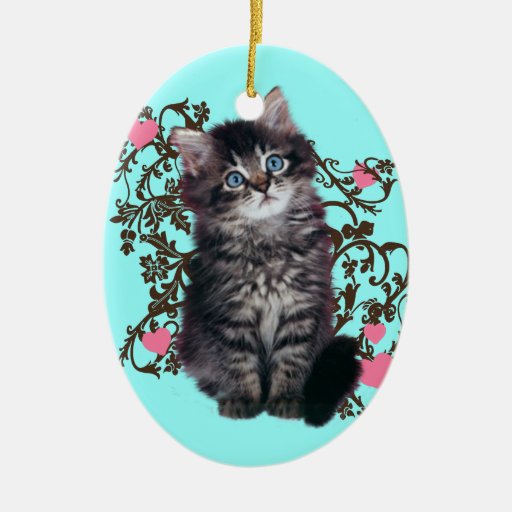kitty cat christmas tree ornaments zazzle kitty cat christmas tree ornaments zazzle
