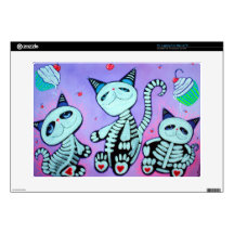Kitty Cat Cupcakes Laptop Decal