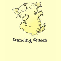 Kitty Cat Dancing Queen Tee | Dancing Queen Tshirt