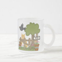 Kitty Cat In the Garden mugs