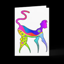 KITTY CAT KATZ GREETING - NOTE CARD cards